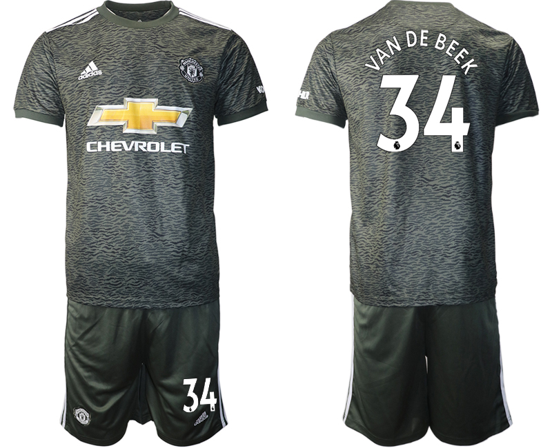 Men 2020-2021 club Manchester United away #34 black Soccer Jerseys->manchester united jersey->Soccer Club Jersey